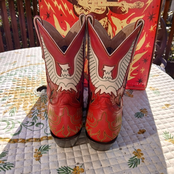 Heritage Boot Company Mariposa Peewee Cowboy Boots, Ladies Size 9.5 - Picture 12 of 14